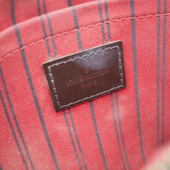 Louis Vuitton Neverfull GM Damier Ebene Shoulder Bag Brown - Picture 15 of 16